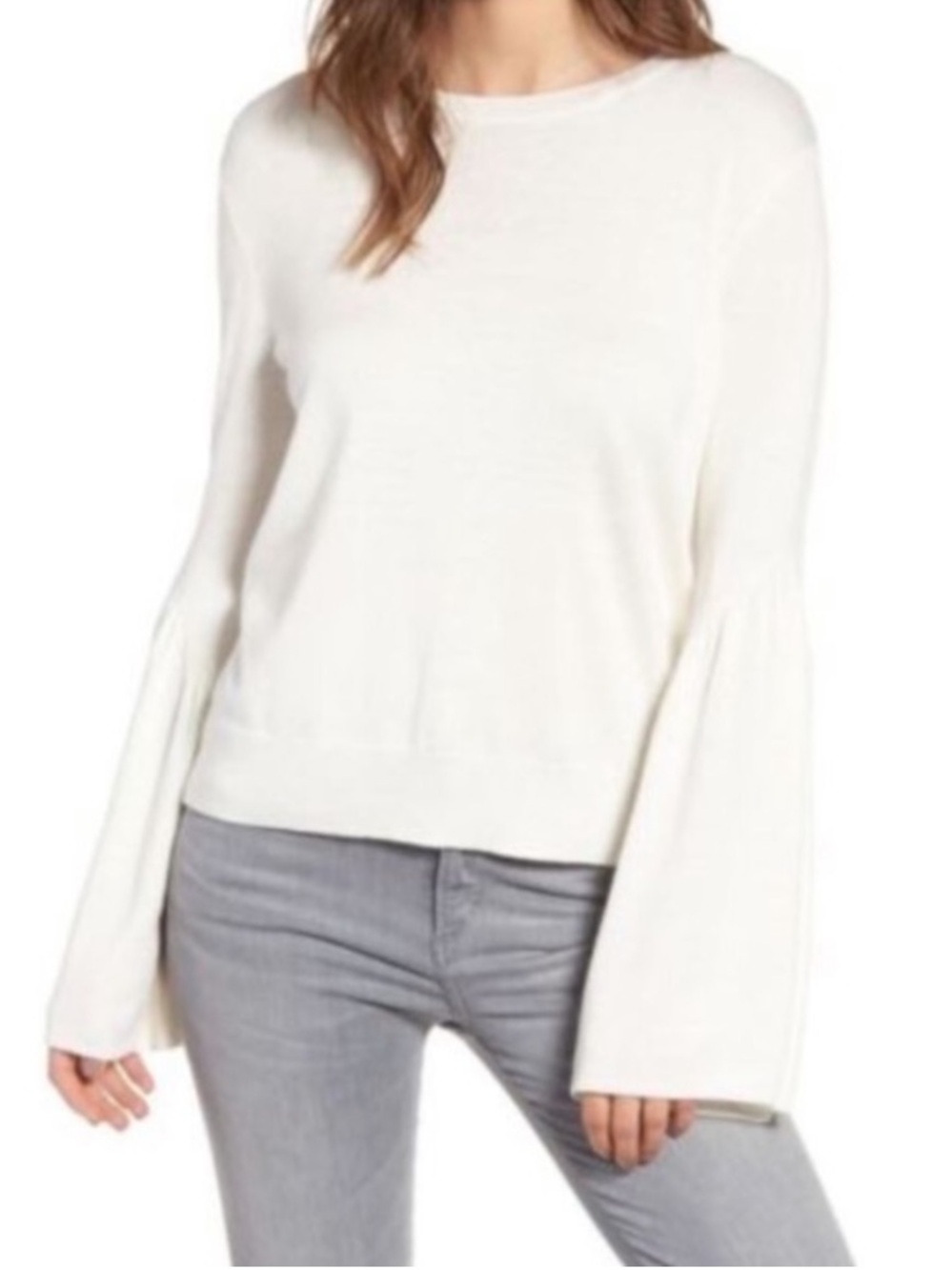 Vince Camuto Bell-Sleeve Sweater